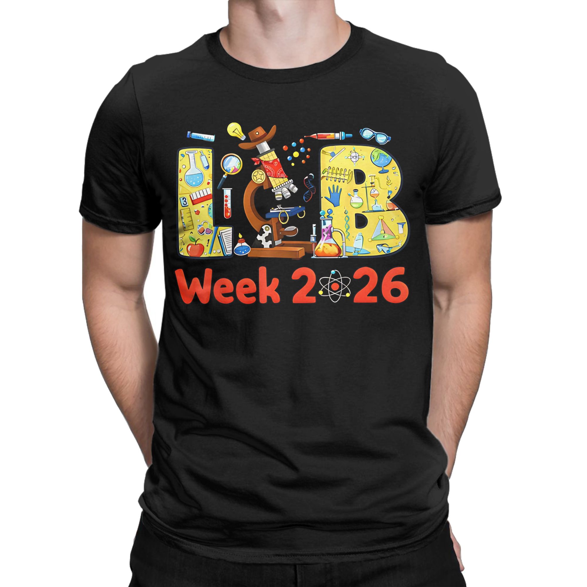 Medical Lab Week - Camiseta Gráfica 100% Algodão para Cientistas
