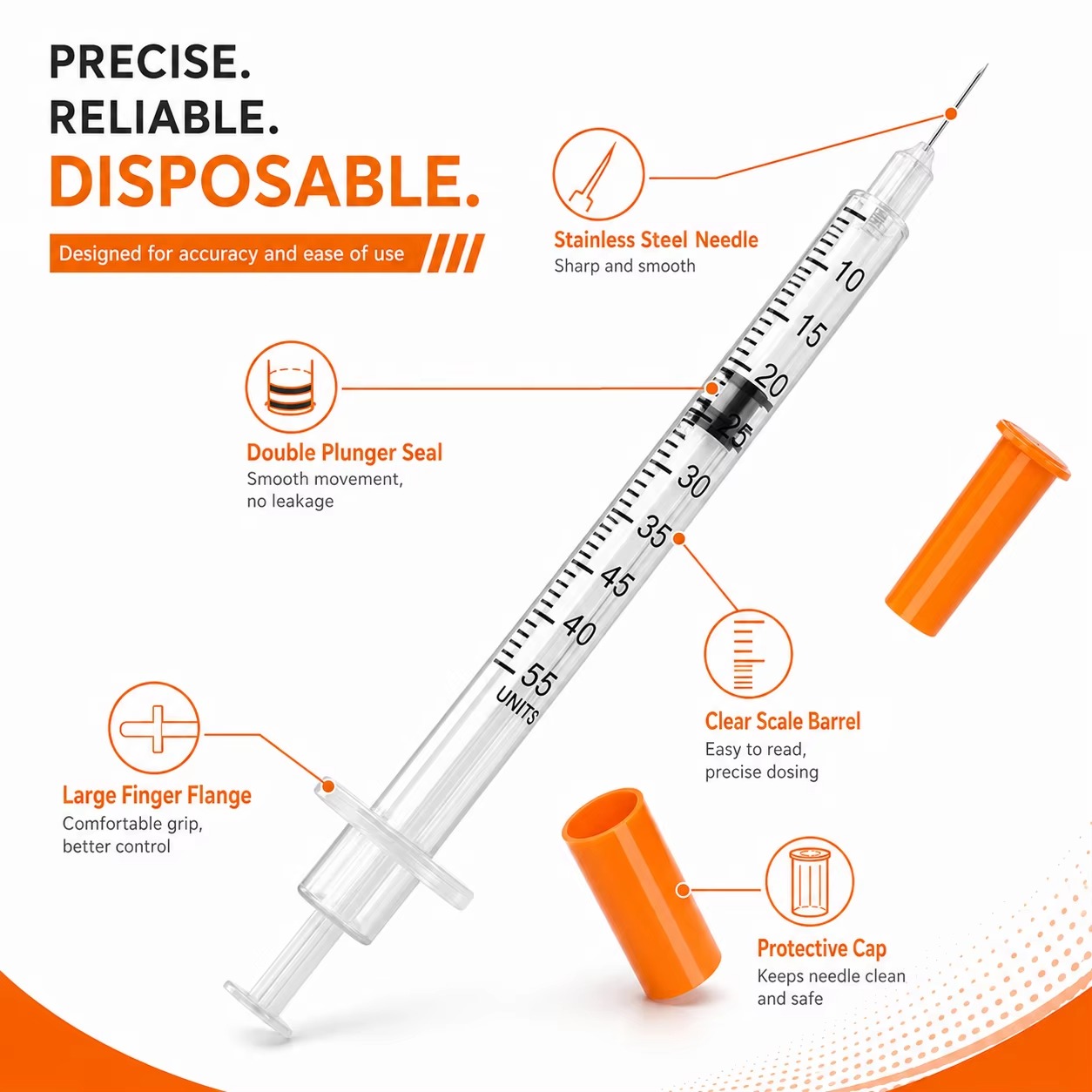 Pacote com 100 Seringas Descar - Medical Laboratories avaliação e preço